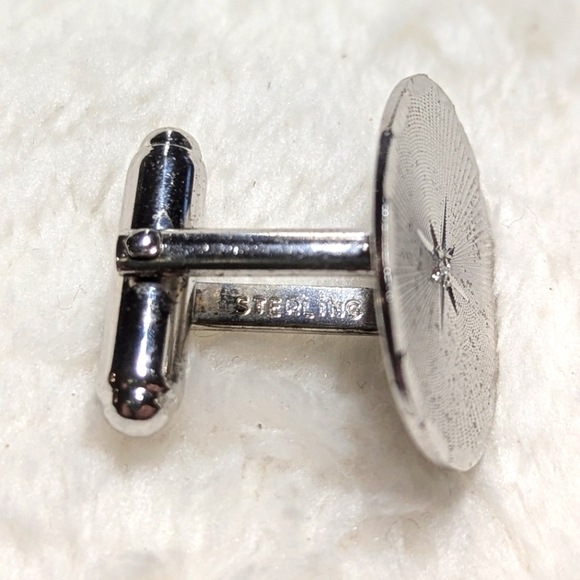Vintqge Amson Sterling Silver Cufflinks - Picture 3 of 7